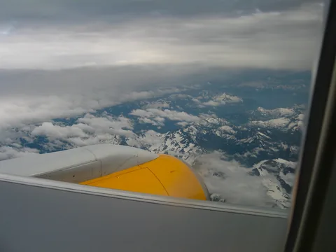 Ombord hos Islandair på vej fra København, via Reykjavik til Seattle for en enkelt overnatning inden den videre tur.