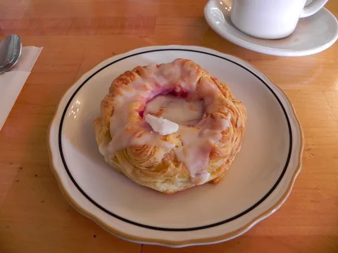 Wienerbrød fra Mortensens Bakery, Solvang, Californien, USA