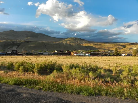 Gardiner, Montana, USA. Den nordlige indgang til Yellowstone National Park.