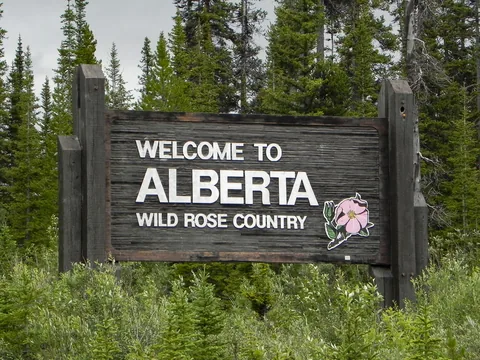 Så er vi i Alberta, Canada
