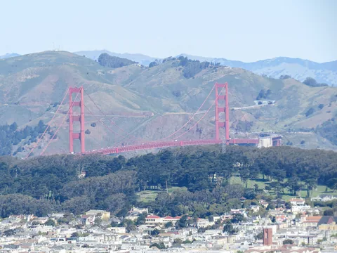 Udsigt fra Twin Peaks, San Francisco, Californien, USA