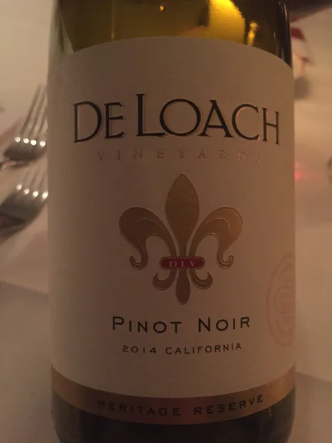 Winemakes Dinner på MASH med vine fra De Loach fra Californien.