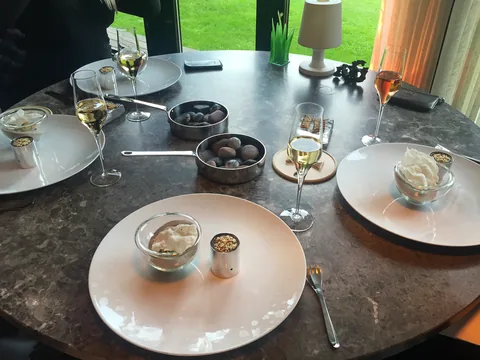 En fantastisk middag på Frederikshøj.