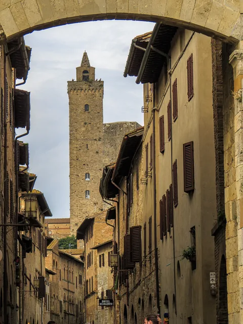 San Gimignano, Toscana, Italien