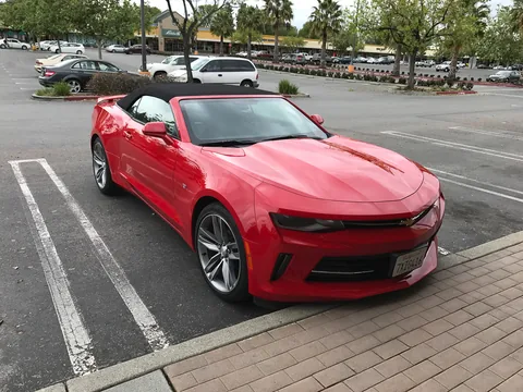 Vores lejebil, en Chevrolet Camaro Convertible
