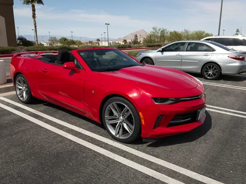 Vores lejebil, en Chevrolet Camaro Convertible