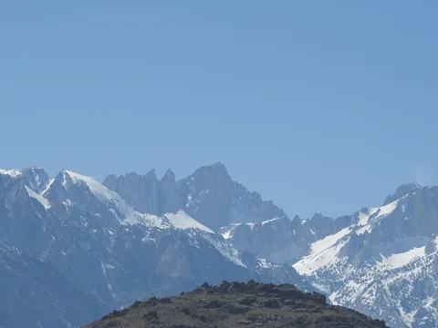 Mount Whitney, Sierra Nevada, USA.