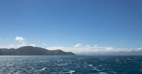 På vej fra Picton på sydøen til Wellington på nordøen.