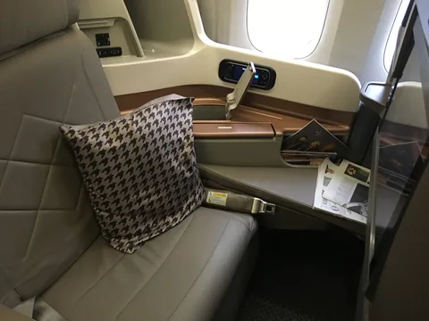 Business Class på Singapore Airlines