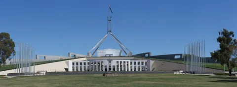 Parlamentsbygningen, Canberra Australian Capital Territory, Australien