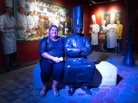 Fantastisk middag i et af Gastronomiens store templer, Restaurant Paul Bocuse i Lyon, Frankrig.