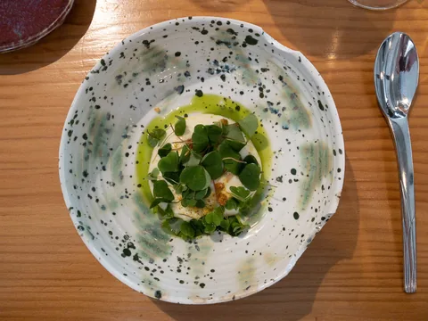 Frokost på L'Alchemille, Kaysersberg, Frankrig