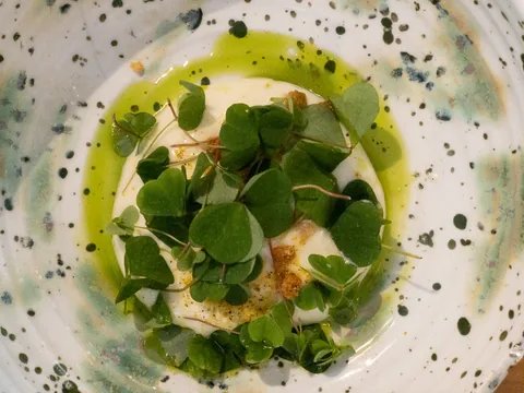 Frokost på L'Alchemille, Kaysersberg, Frankrig