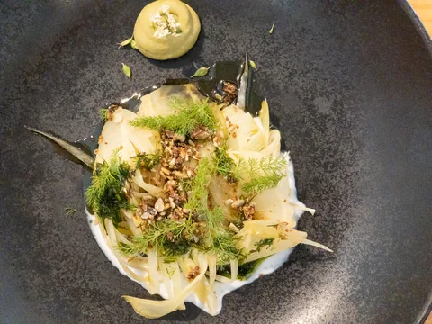 Frokost på L'Alchemille, Kaysersberg, Frankrig