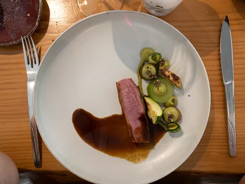 Frokost på L'Alchemille, Kaysersberg, Frankrig