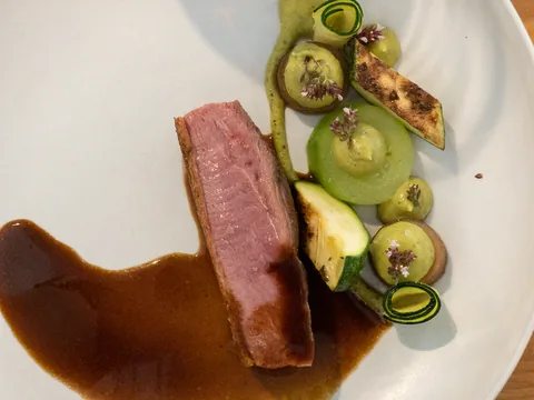 Frokost på L'Alchemille, Kaysersberg, Frankrig