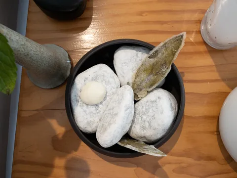 Frokost på L'Alchemille, Kaysersberg, Frankrig