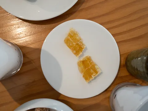 Frokost på L'Alchemille, Kaysersberg, Frankrig