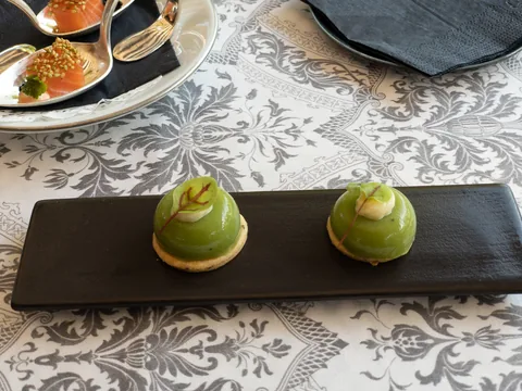 Middag på Le Maximillien, Zellenberg, Alsace, Frankrig