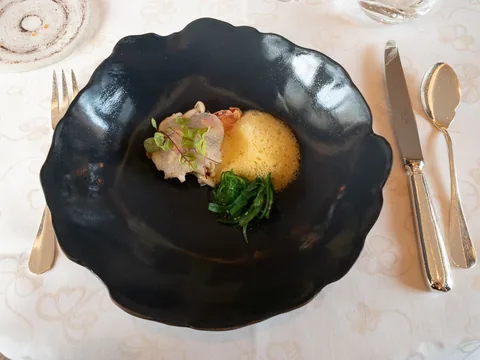 Middag på Le Maximillien, Zellenberg, Alsace, Frankrig