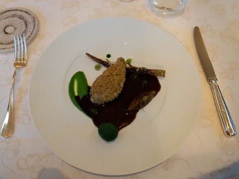 Middag på Le Maximillien, Zellenberg, Alsace, Frankrig