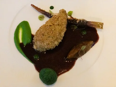 Middag på Le Maximillien, Zellenberg, Alsace, Frankrig