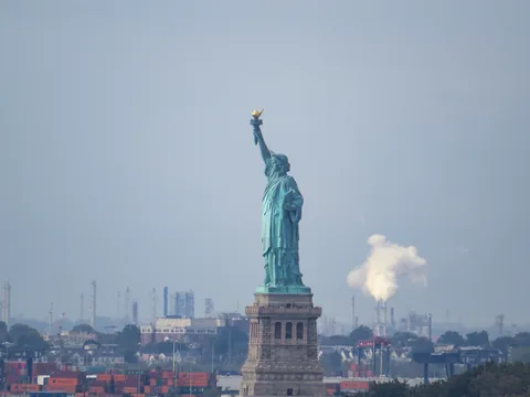 Vandretur over Brooklyn Bridge, New York, USA