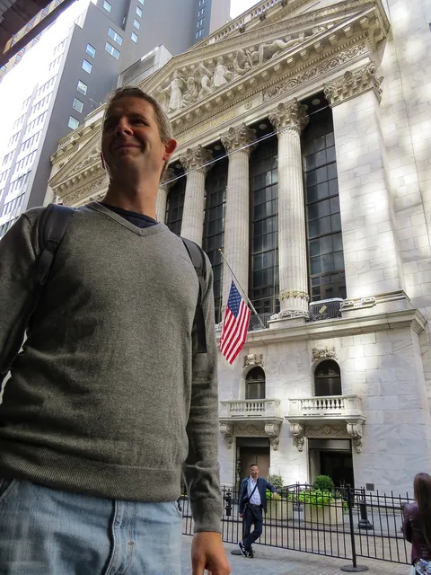Karsten ved Wall Street børsen
