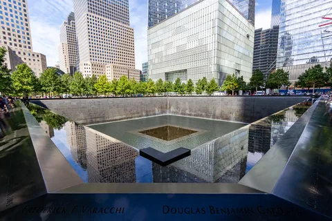 Reflecting Pools, 9/11 Memorial, New York, USA