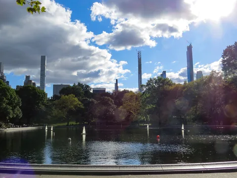 Vandretur i Central Park, New York, USA