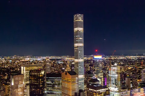 Udsigten fra Top of the Rock, Rockefeller Center, New York, USA