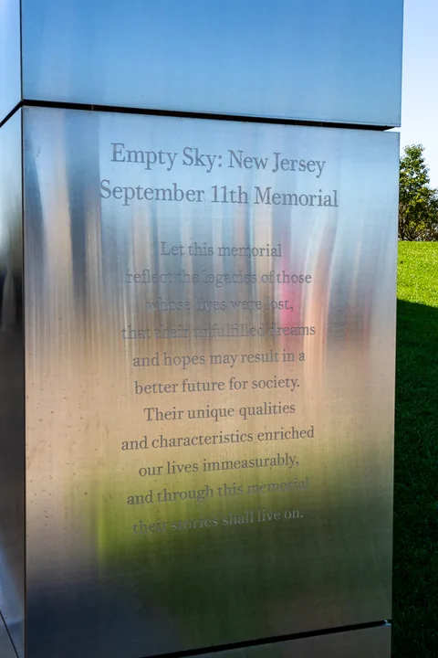 Empty Sky Memorial, Liberty State Park, New Jersey, USA