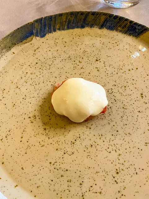 Middag på Da Francesco i Cherasco, Piemonte, Italien. Wauw, de smukkeste lokaler vi har spist i til dato, med vægmalerier fra helt tilbage til 1772. Og maden var også fantastisk.
