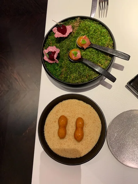 Frokost på vores stamrestaurant L'Atalier du Peintre i Colmar, Alsace, Frankrig