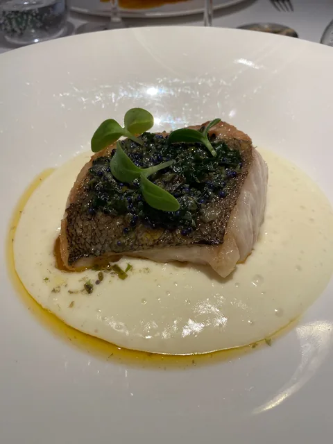 Frokost på vores stamrestaurant L'Atalier du Peintre i Colmar, Alsace, Frankrig