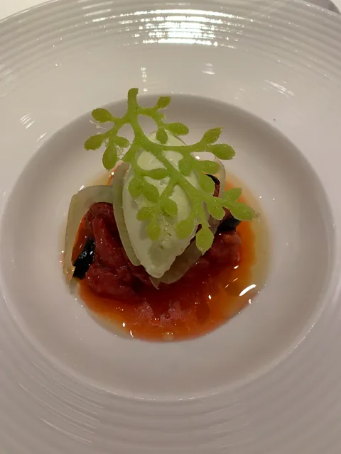 Frokost på vores stamrestaurant L'Atalier du Peintre i Colmar, Alsace, Frankrig