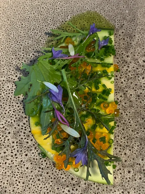 Middag på L'Alchemille i Kayserberg, Alsace, Frankrig.