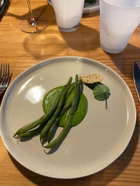 Middag på L'Alchemille i Kayserberg, Alsace, Frankrig.