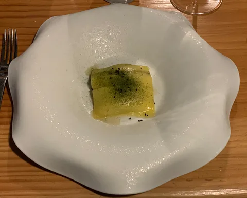 Middag på L'Alchemille i Kayserberg, Alsace, Frankrig.