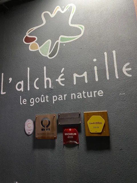 Middag på L'Alchemille i Kayserberg, Alsace, Frankrig.