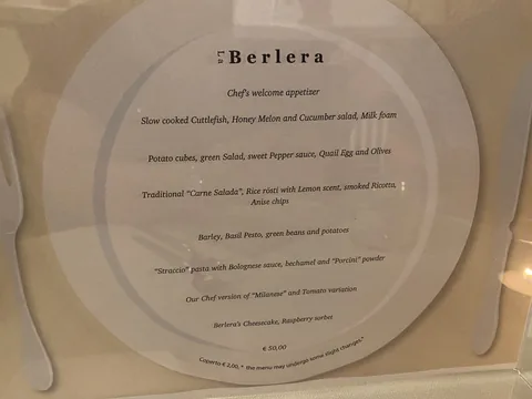 Middag på den fantastiske restaurant La Berlera i Riva del Garda.