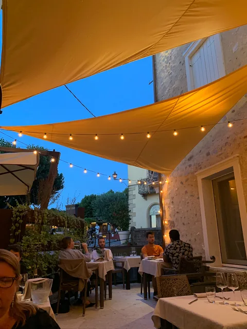 Middag på La Chiusina i Borghetto lidt syd for Gardasøen.