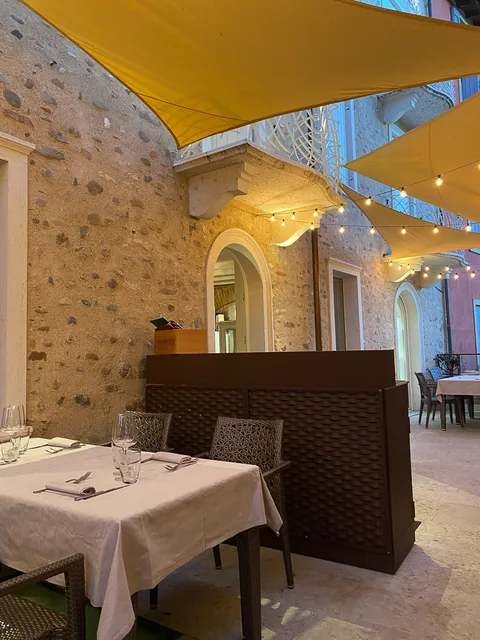 Middag på La Chiusina i Borghetto lidt syd for Gardasøen.