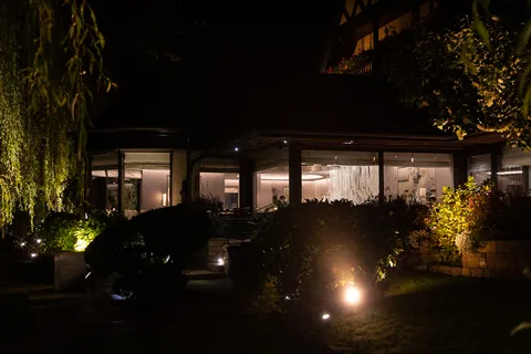 En lille tur rundt om restauranten, på vej tilbage til hotellets skønne 5 stjernede luksus venter.