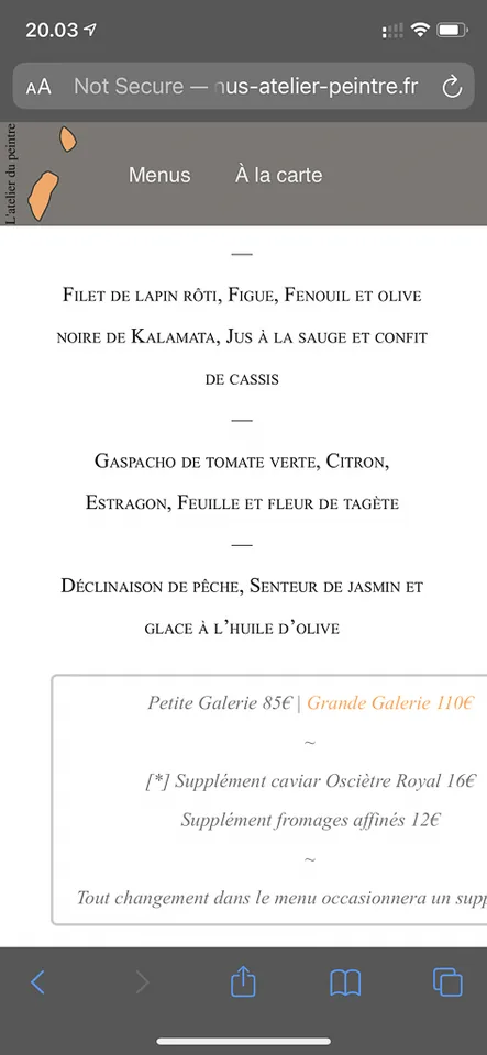 Endnu en skøn Michelin middag i Alsace, denne gang på 1 stjernede L'Atalier du Peintre i hjertet af Colmar. Dette er nok vores favorit restaurant, niveauet er konsistent på et højt niveau, og priserne er yderst rimelige, især deres frokostmenuer er et fund.