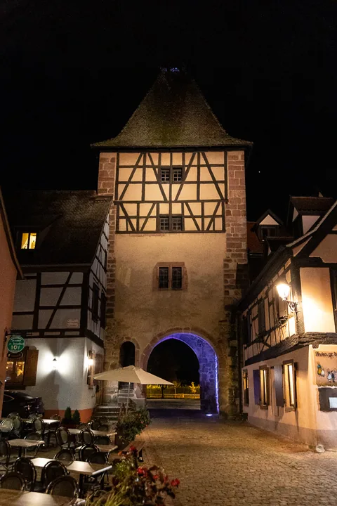 Turckheim by night.